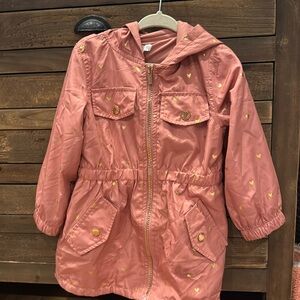 Adorable Tahari rain coat mauve